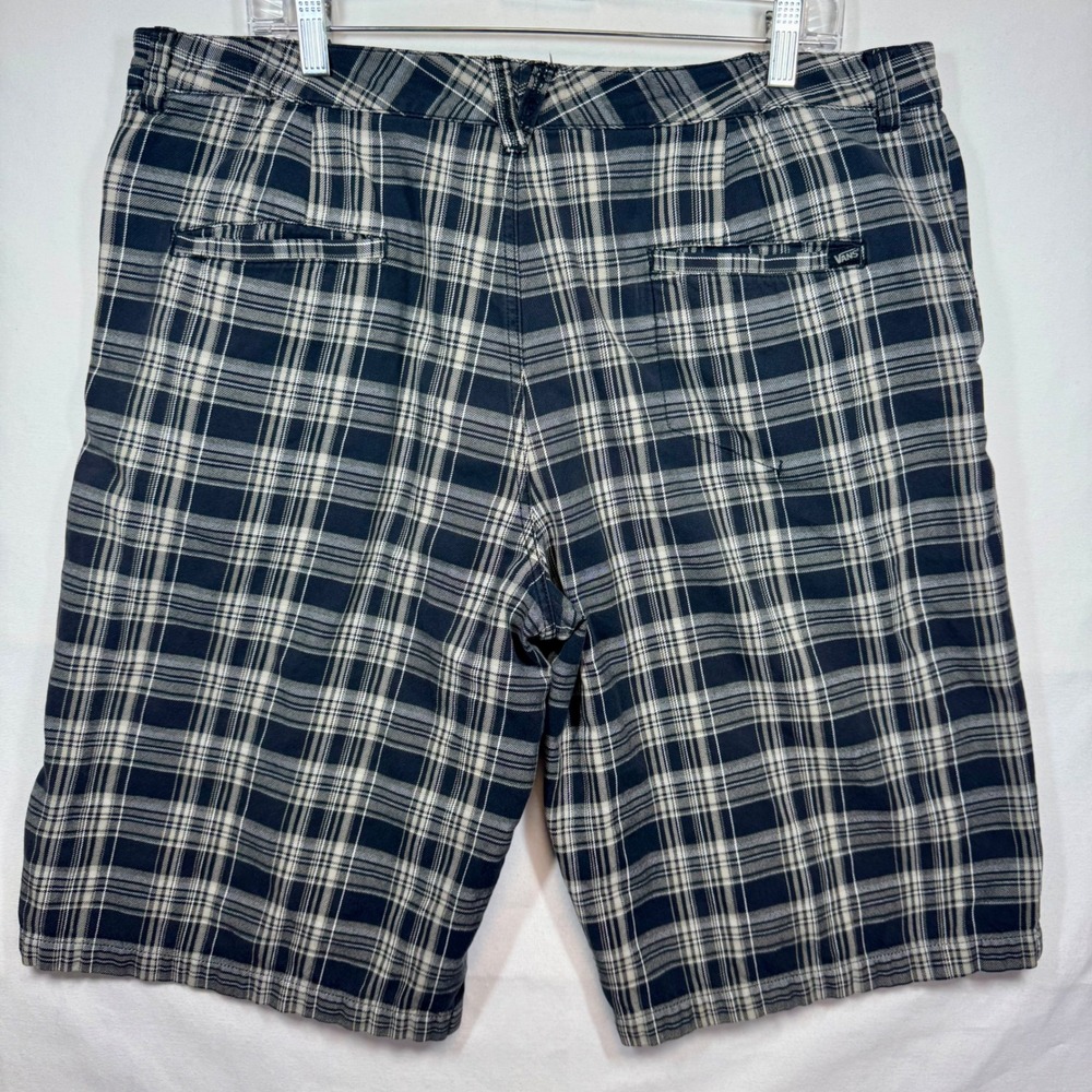 Vans Plaid Shorts Skateboard Casual Comfy Everyday Wear Size 36 Y2K - Picture 5 of 6
